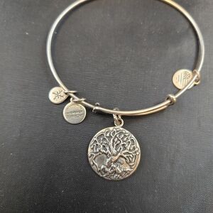 Tree Of Life Alex and Ani Silver Tone Charm Bracelet 2016